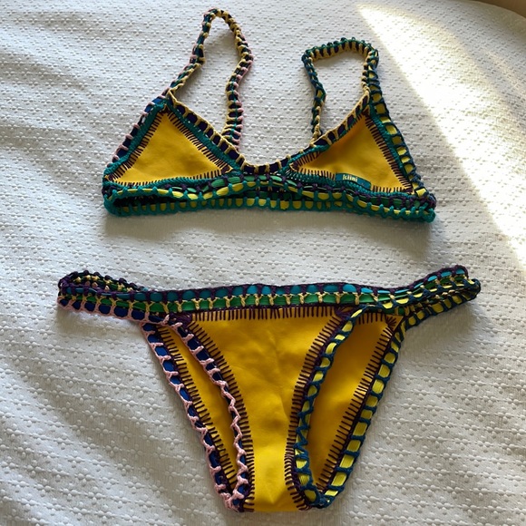 Kiini Neoprene Yellow Bikini